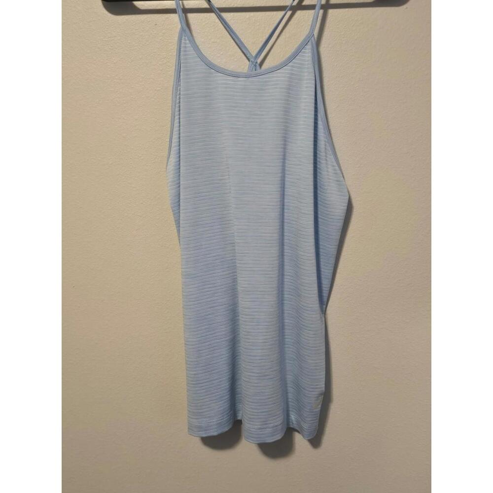 Asics Light Blue Strappy Sport Tank (M)